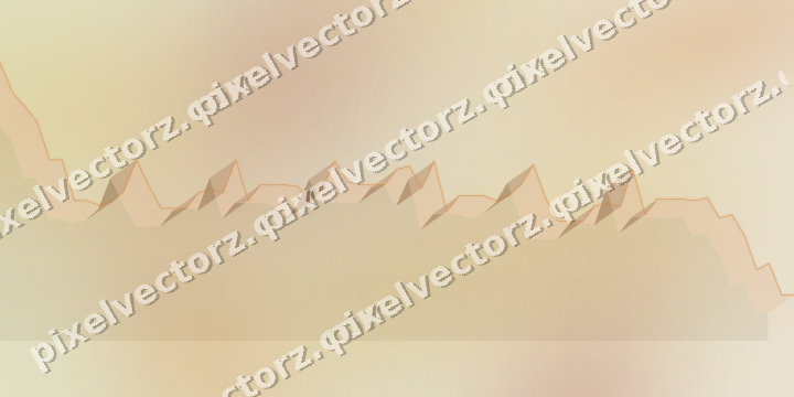 Soft pastel chart background in orange and amber