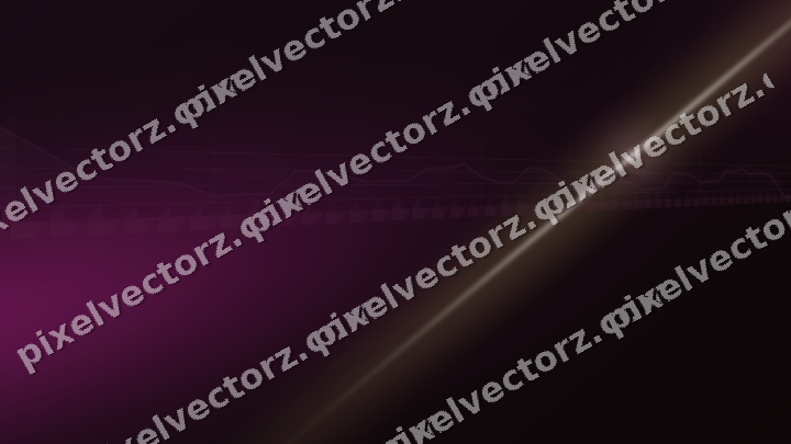 Glowing neon chart background in magenta and lime