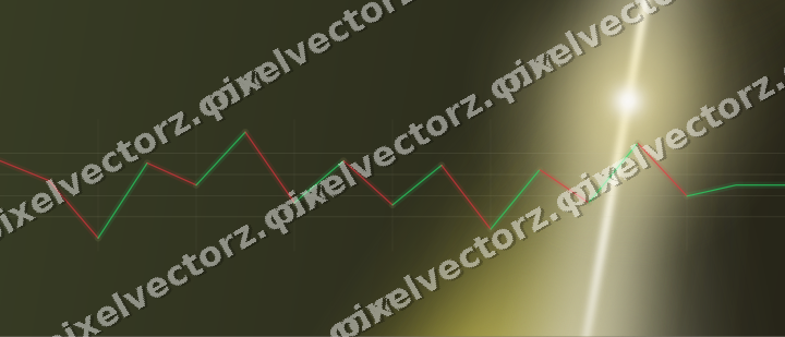 Glowing neon chart background in dark amber and yellow