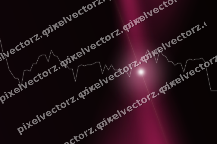 Glowing neon chart background in pink and green