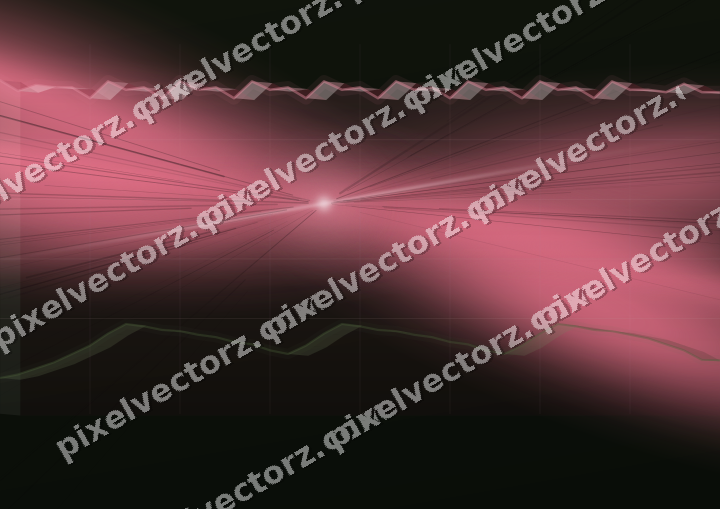 Glowing neon chart background in pink and lime