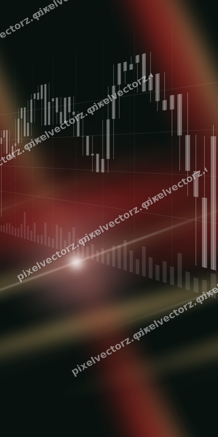 Nahtloser Neon Diagramm Hintergrund in Rot und Grün