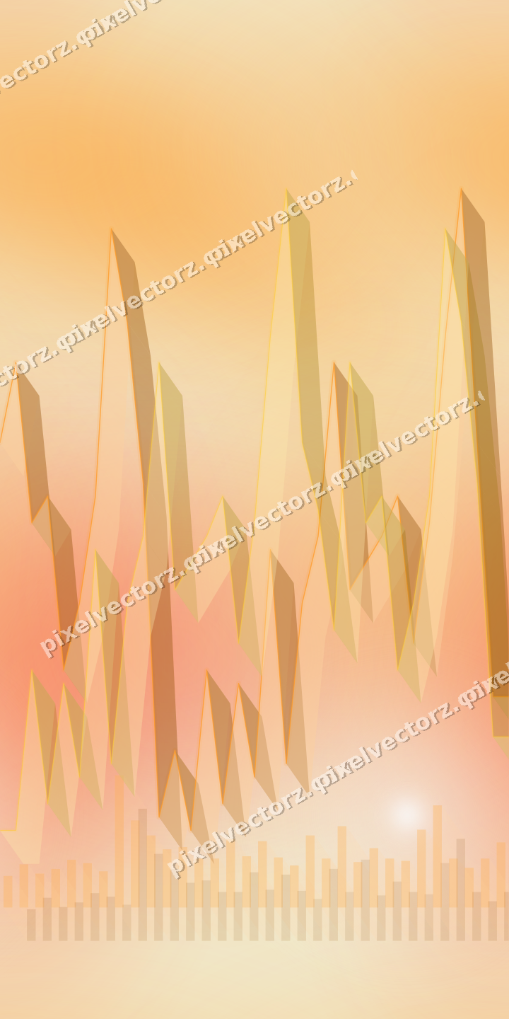 Nahtloser Pastell Diagramm Hintergrund in Orange und Bernstein