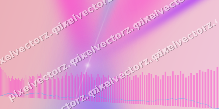 Soft pastel chart background in magenta and purple