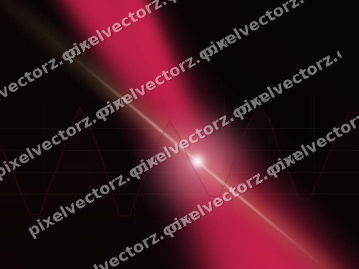 Glowing neon chart background in pink and amber