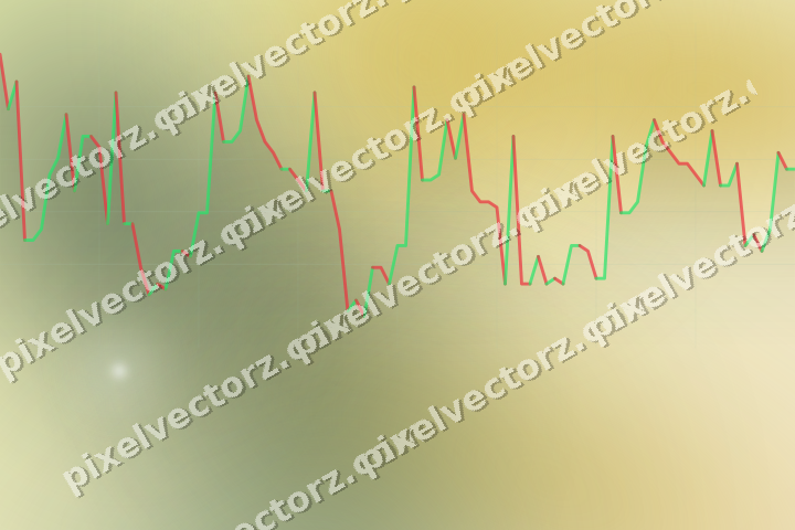Soft pastel chart background in dark green and amber