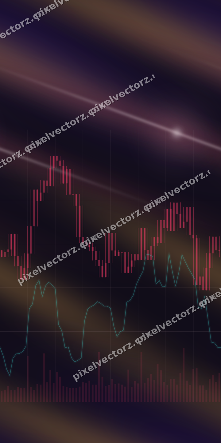 Nahtloser Neon Diagramm Hintergrund in Rosa und Bernstein