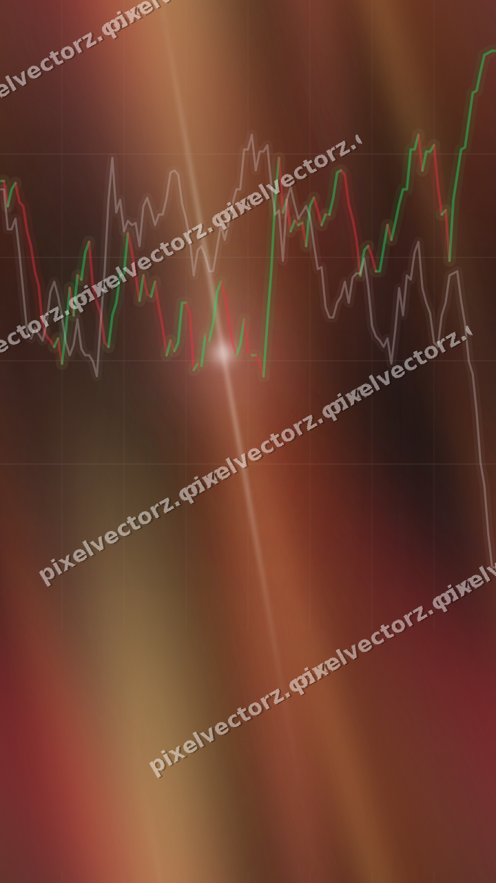 Nahtloser Neon Diagramm Hintergrund in Rot und Bernstein