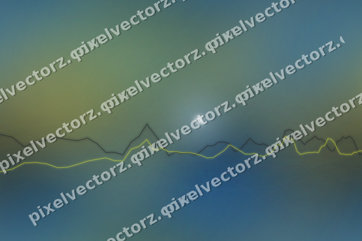 Nahtloser Neon Diagramm Hintergrund in Blau und Gelb