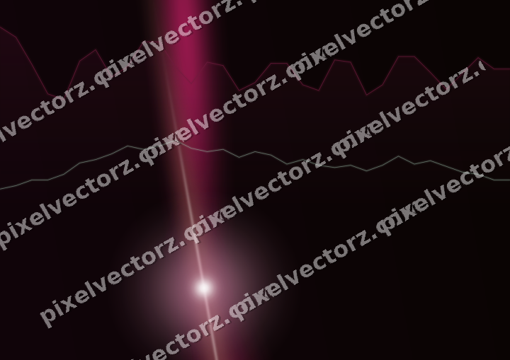 Glowing neon chart background in pink and green