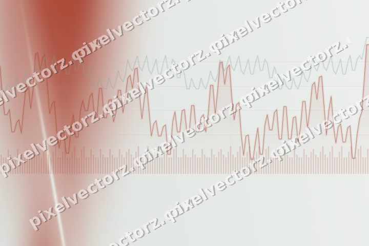 Soft pastel chart background in red and orange