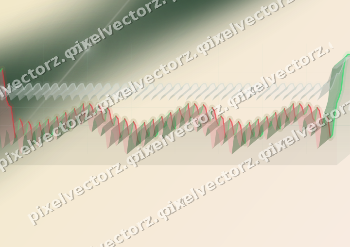 Soft pastel chart background in dark green and red