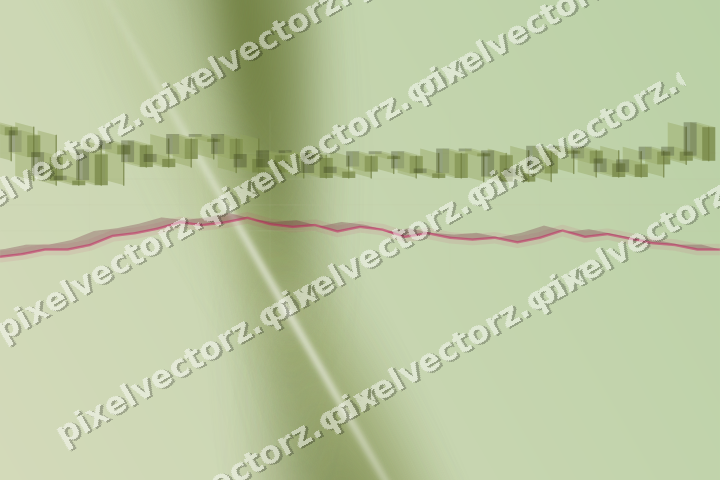 Soft pastel chart background in lime and pink