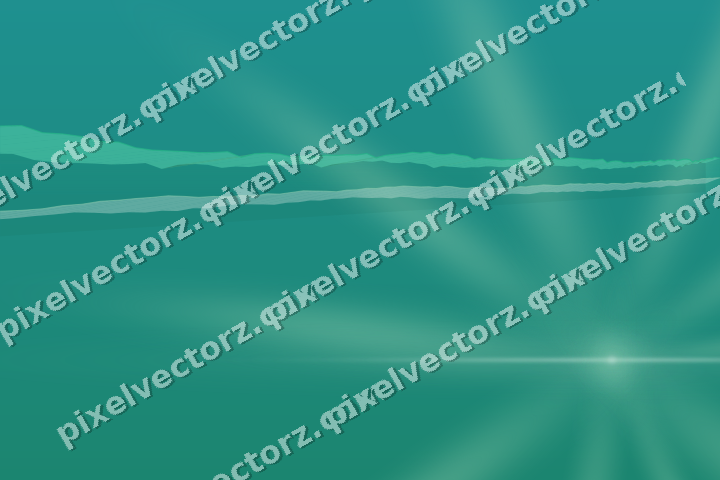 Glowing neon chart background in green and teal