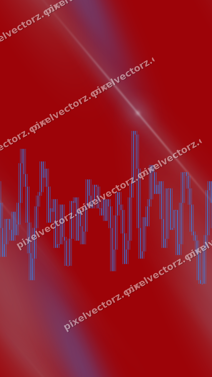 Nahtloser Neon Diagramm Hintergrund in Blau und Rot