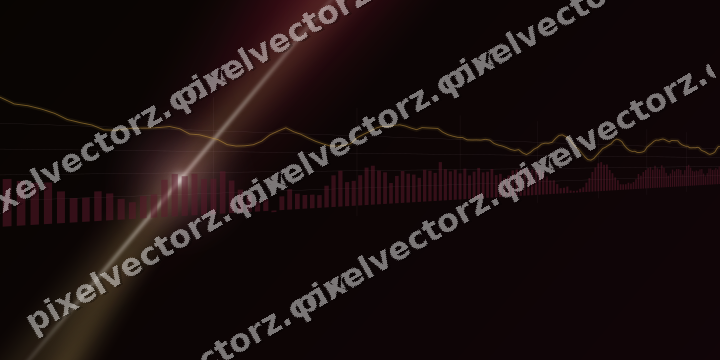 Leuchtender Neon Diagramm Hintergrund in Rosa und Bernstein