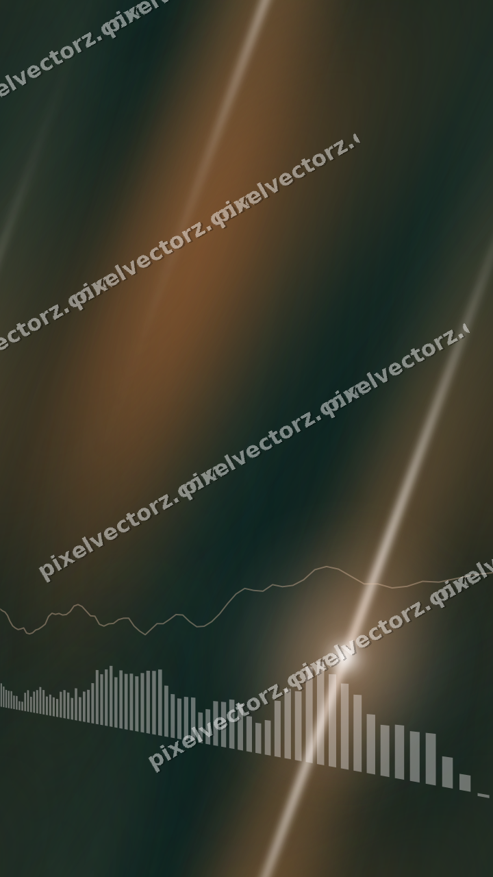 Nahtloser Neon Diagramm Hintergrund in Orange und Petrol