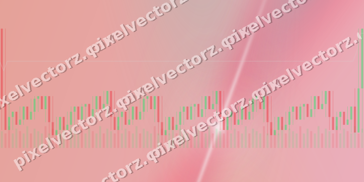 Soft pastel chart background in pink and amber