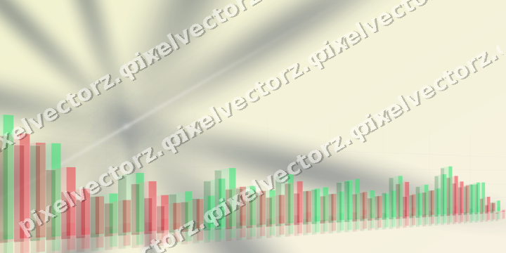 Soft pastel chart background in dark blue and amber