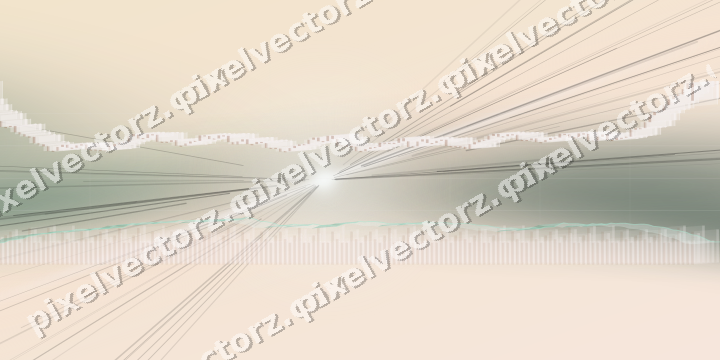 Soft pastel chart background in dark green and orange