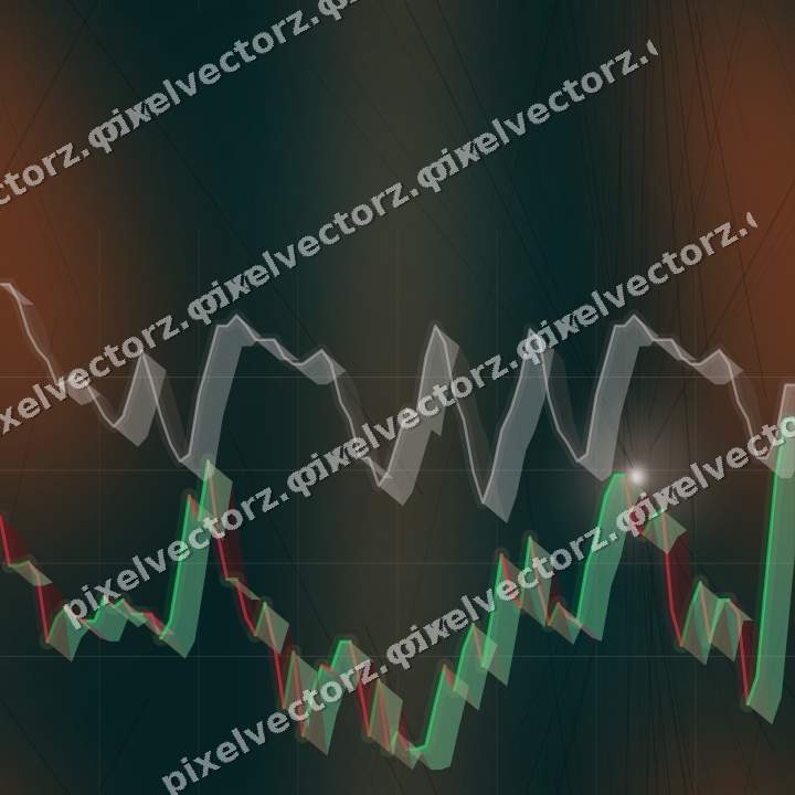 Nahtloser Neon Diagramm Hintergrund in Orange und Petrol