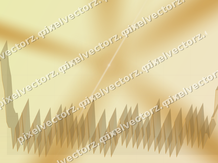 Soft pastel chart background in amber and dark teal