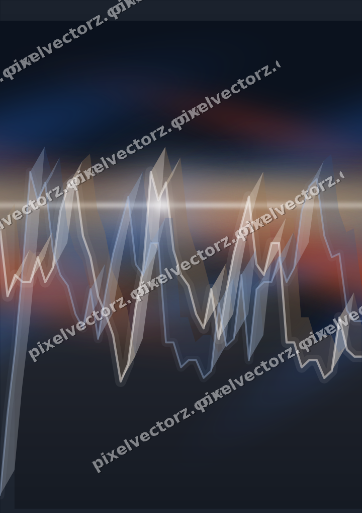 Nahtloser Neon Diagramm Hintergrund in Blau und Rot