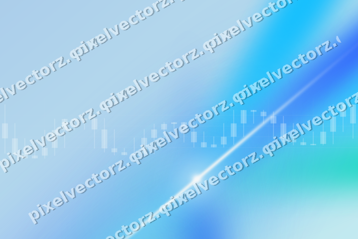 Soft pastel chart background in cyan and teal