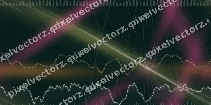 Nahtloser Neon Diagramm Hintergrund in Rosa und Orange