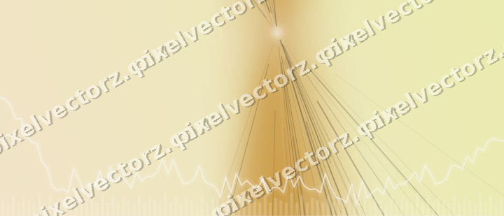 Soft pastel chart background in amber and dark teal