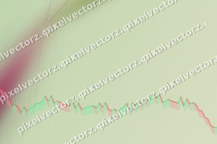 Soft pastel chart background in lime and pink
