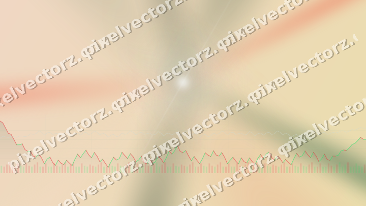 Soft pastel chart background in dark green and red