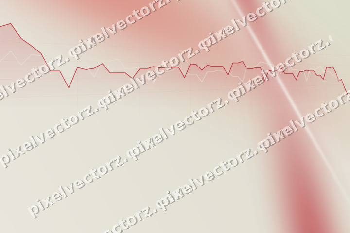Soft pastel chart background in red and pale amber