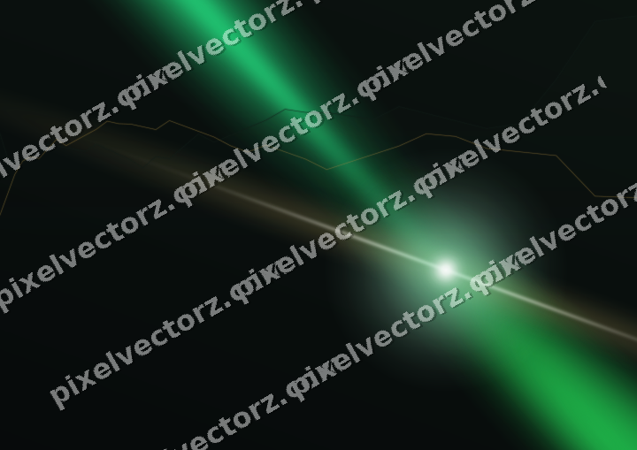 Glowing neon chart background in green and amber