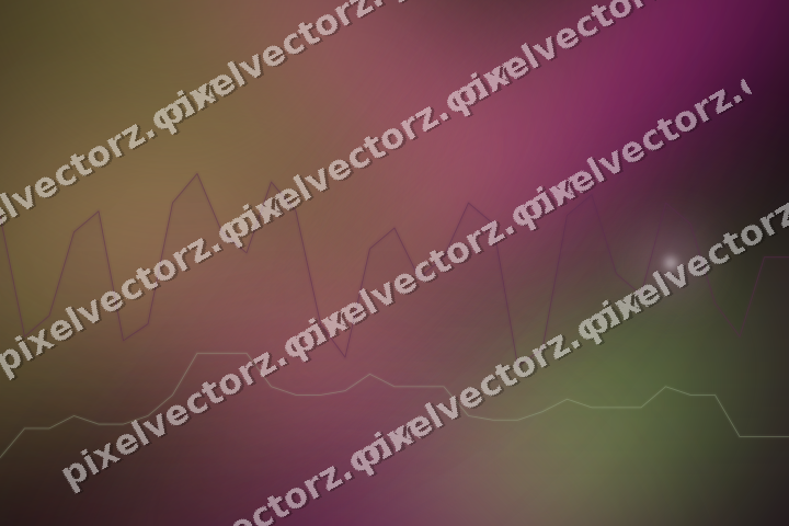 Glowing neon chart background in magenta and lime