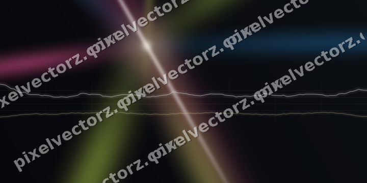Glowing neon chart background in lime and amber
