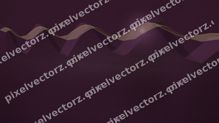 Glowing neon chart background in dark magenta and amber