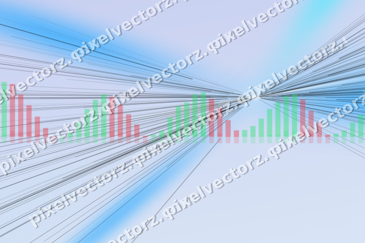 Soft pastel chart background in cyan and blue