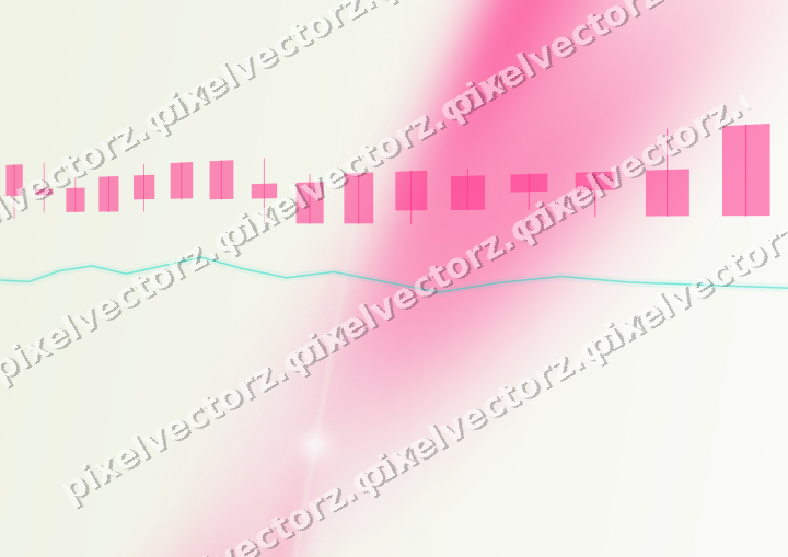 Soft pastel chart background in pink and orange