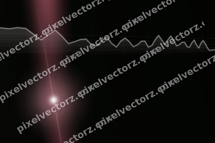 Glowing neon chart background in pink and lime