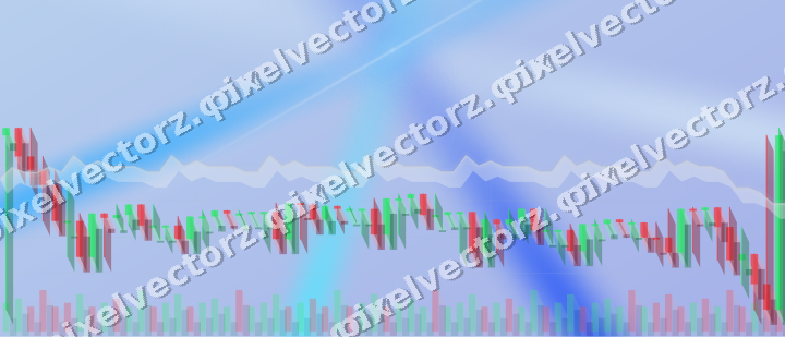 Soft pastel chart background in cyan and blue
