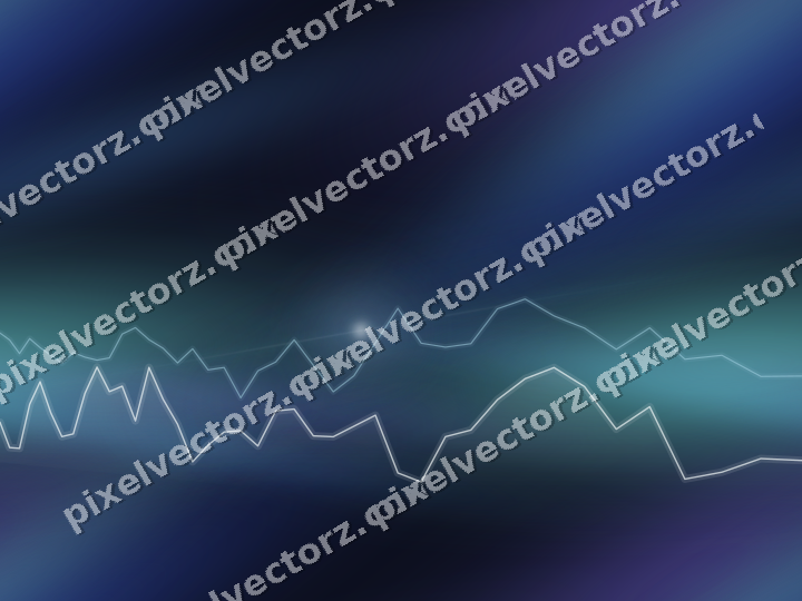 Nahtloser Neon Diagramm Hintergrund in Blau und Türkis