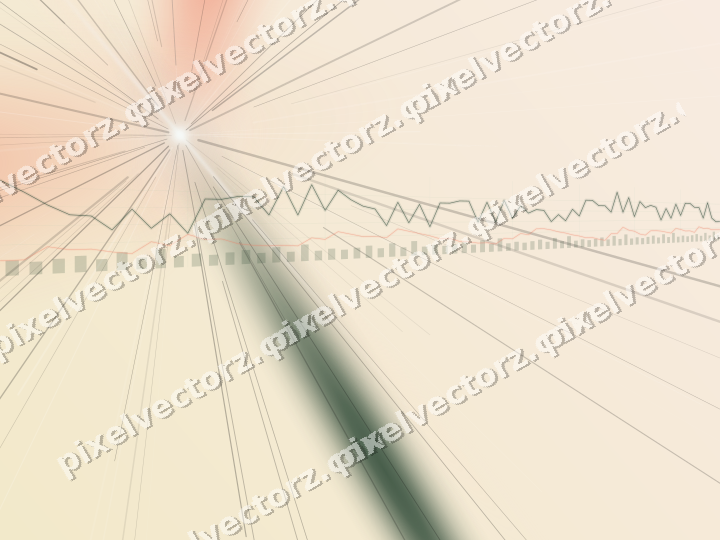 Soft pastel chart background in dark green and red