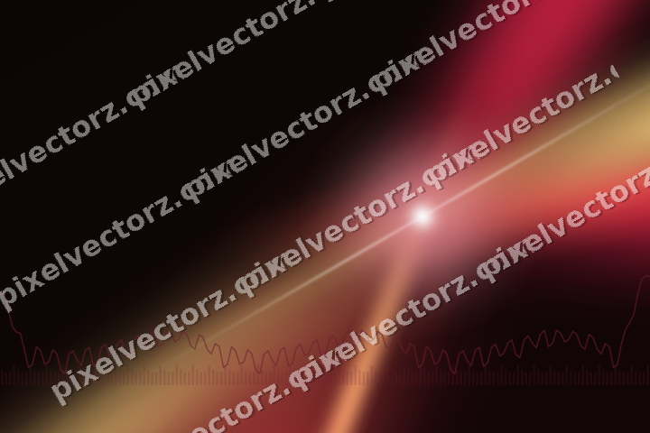Glowing neon chart background in pink and red