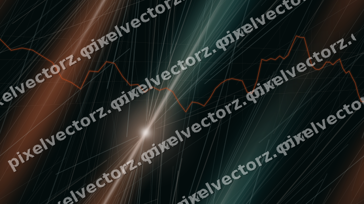 Nahtloser Neon Diagramm Hintergrund in Orange und Petrol