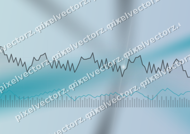 Soft pastel chart background in teal and pale cyan