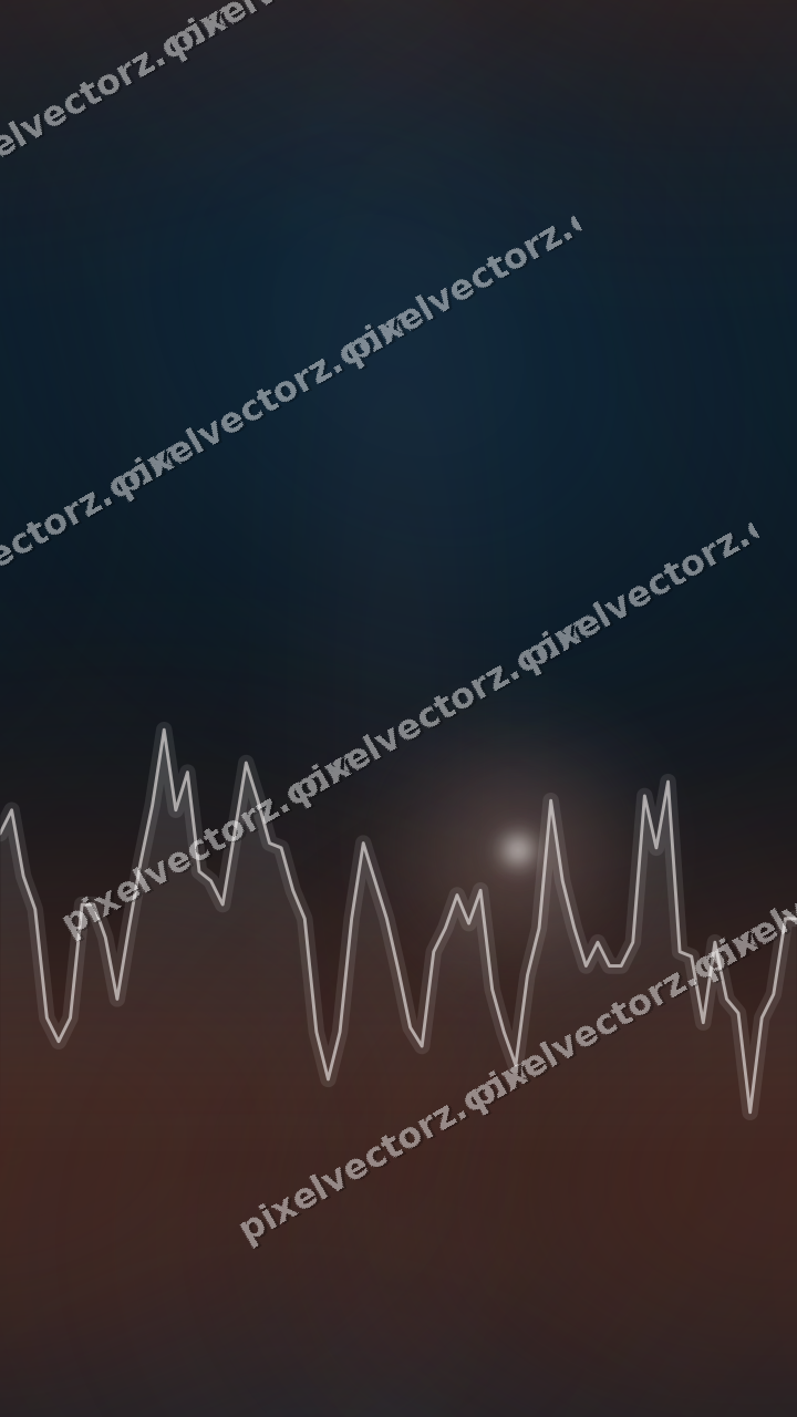 Nahtloser Neon Diagramm Hintergrund in Orange und Türkis
