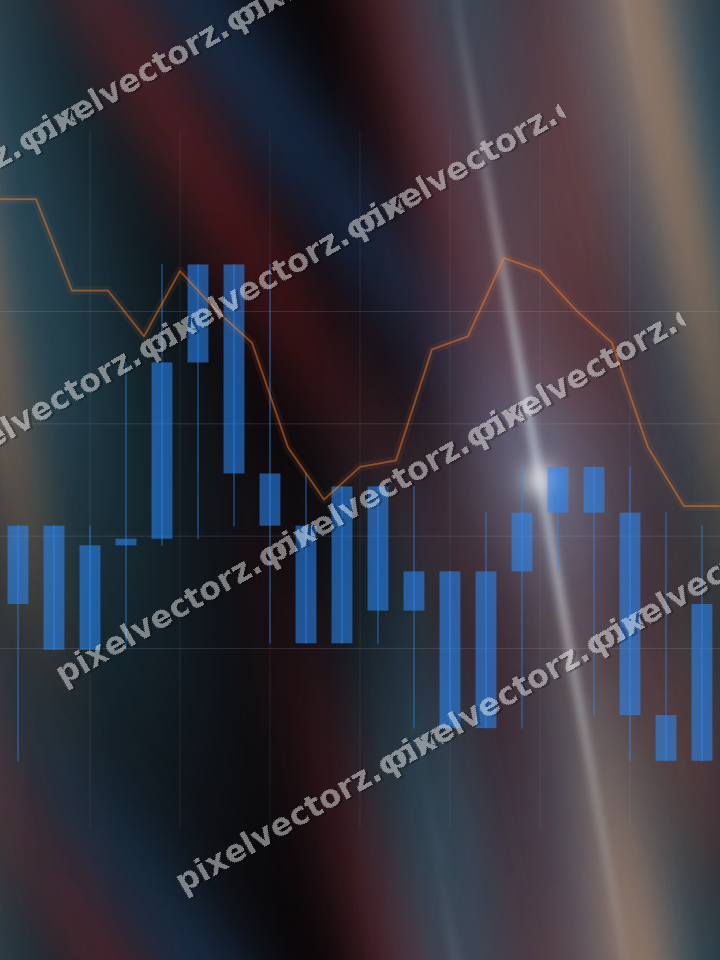 Nahtloser Neon Diagramm Hintergrund in Blau und Rot