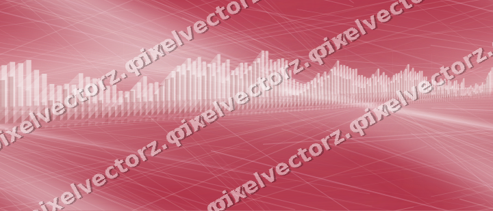 Nahtloser Neon Diagramm Hintergrund in Blassrosa und Blassrot