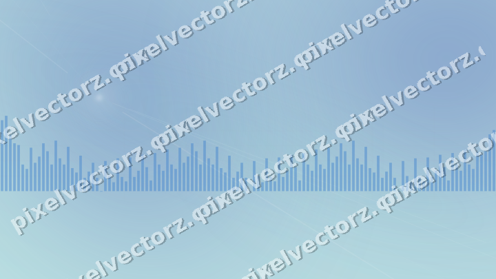 Soft pastel chart background in blue and cyan